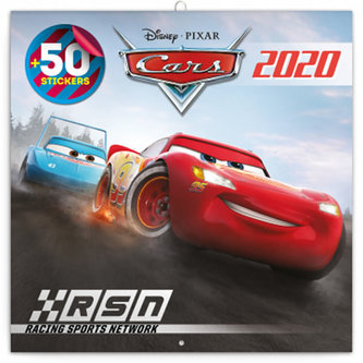 Poznámkový kalendář Auta 3 2020