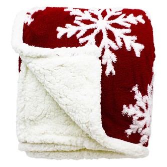 HOME ELEMENTS Beránkové deka s jacquard vzorem150 x 200 cm, 480 GSM