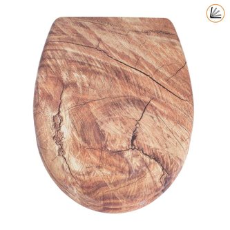 WC deska TIMBER soft close