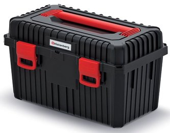 Kufr na nářadí 58,5x36x33,7 cm držáky ve víku