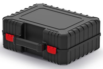 Kufr na nářadí 38,4x33,5x14,4 cm s upevňovacími páskami