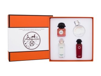 Hermes Women's Perfumes Discovery Set parfémovaná voda Twilly d´Hermes 7,5 ml + toaletní voda Un Jardin Sur Le Nil 7,5 ml + kolínská voda Eau De Rhubarbe Écarlate 7,5 ml + toaletní voda Eau Des Merveilles 7,5 ml