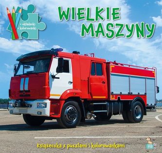 Książeczki z puzzlami Wielkie maszyny