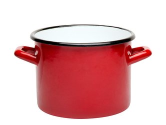 SMALTOVANÝ HRNEC 14CM 1,75L ČERVENÝ B/P