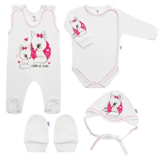 Soupravička 4-dílná New Baby Miss Fox - velikost 50