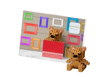 BRIXIES Postcard Teddy bear