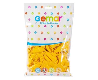 Balony pastelowe ciemnożółte 30cm 100szt