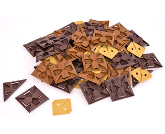 SNAP-X Díly se  vzorem dřeva 90  ks