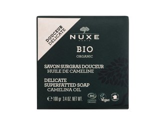 NUXE Bio Organic Tuhé mýdlo Delicate Superfatted Soap 100 g Camelina Oil pro ženy
