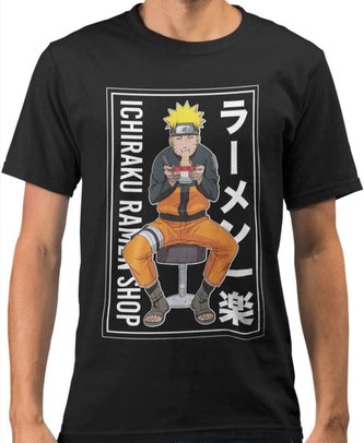 Pánské tričko Naruto: Ichiraku Ramen (XL) černá bavlna