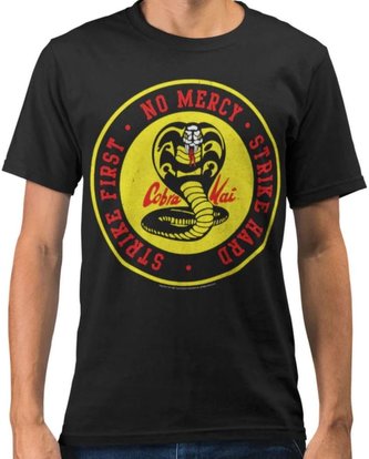 Pánské tričko Cobra Kai: Dojo (XL) černá bavlna