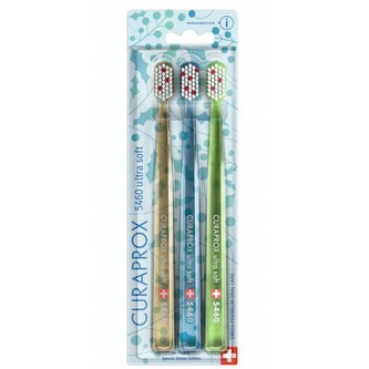 Curaprox Zubní kartáček CS 5460 Ultra Soft WINTER Berry 3 ks unisex