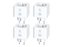 Smart sada zásuvek WOOX R6113/4pack WiFi Tuya