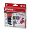 Kores K-MARKER SET 4 ks popisovače na bílé tabule a flipcharty kulatý hrot + stírací magnetická houbička
