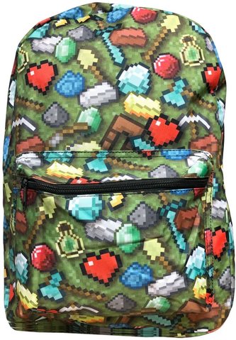 Školní batoh Micneraft: Icon Gaming (objem 13 litrů|30 x 42 x 10 cm)