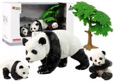 Figurka panda z młodymi