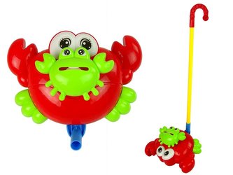 Pchacz na kiju krab czerwony z dźwiękiem