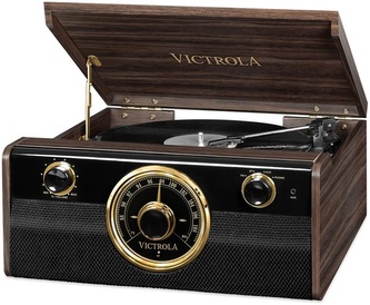 Victrola VTA-240B Gramofon hnědý