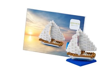 BRIXIES Postcard Sailing Boat