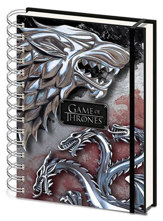 Zápisník Game of Thrones - Houses A5