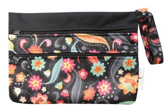 Pytel dvoukomorový (PUL) - Noční květy XS