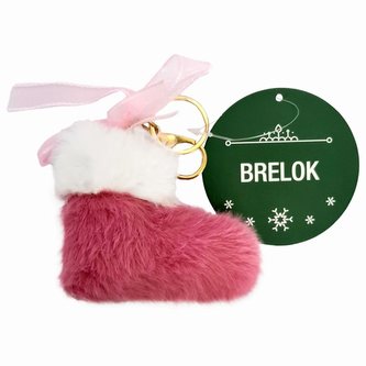 Brelok bucik czerwony