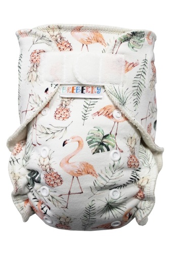 BIO Kalhotková plenka (M) - Plameňák u ananasu SZ