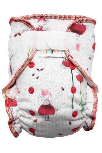 BIO Kalhotková plenka s GOTS (M) - Tulipánová víla SZ