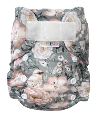 BIO Bambusová kapsová plenka (S) - Vrabčák v růžích SZ