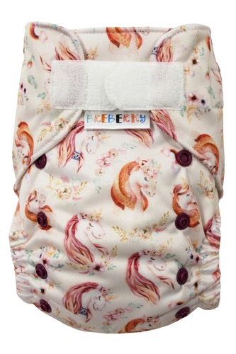 BIO Bambusová kapsová plenka (M) - Zasněný jednorožec SZ