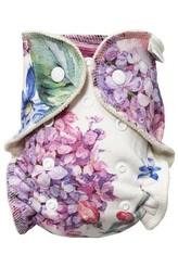 BIO Kalhotková plenka s GOTS (S) - Květinový sen PAT