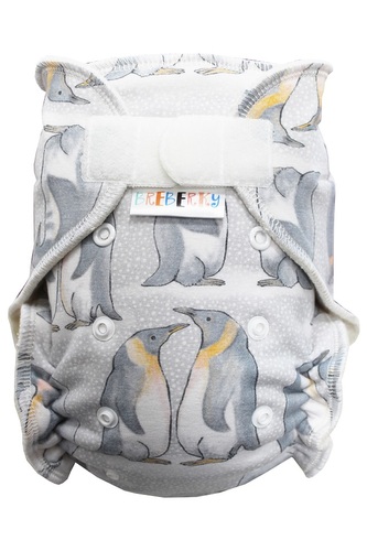 BIO Kalhotková plenka s GOTS (M) - Tučňáci SZ