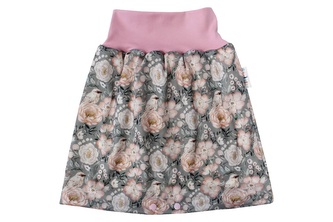 BIO Noční sukýnka - Vrabčák v růžích__VELIKOST:L