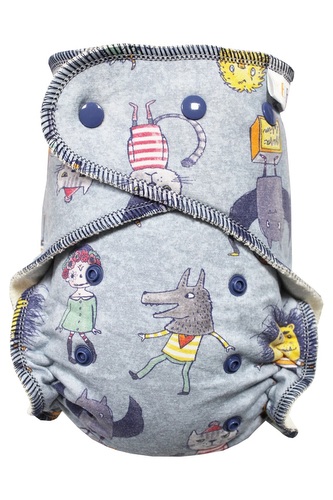 BIO Kalhotková plenka s GOTS (M) - Halloween PAT