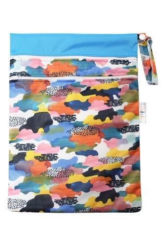 Pytel dvoukomorový (PUL) - Malované mraky S