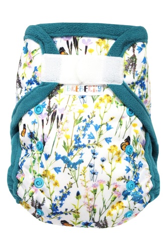 Svrchní kalhotky (XL), bez křidélek - Zvonečková rozkvetlá louka SZ