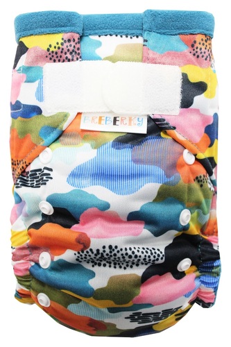 Kapsová plenka (M), bez křidélek - Malované mraky SZ