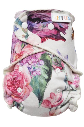 BIO Kalhotková plenka s GOTS (M) - Květinový sen PAT