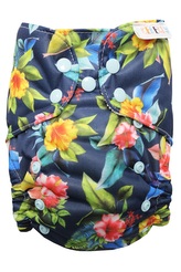 BIO Bambusová kapsová plenka (M) - Ibišek PAT