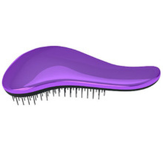 Dtangler Kartáč na vlasy s rukojetí Metalic Purple woman