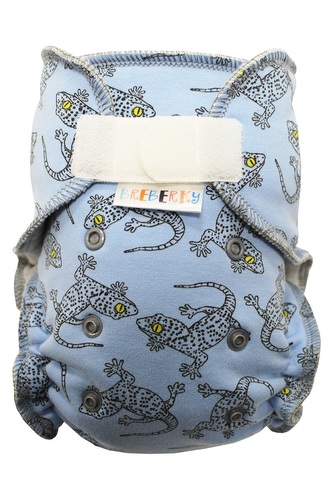 Kalhotková plenka (M) - Ještěrky SZ, šedý velur