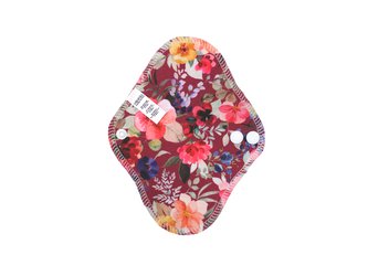 BIO Intimní vložka s GOTS (Biobavlněný úplet) - Květy bobulí