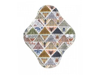 Denní vložka (PUL) - Hmyzí hotel, šedý velur (kojenecký plyš)