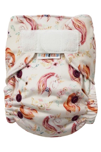 BIO Bambusová kapsová plenka (S) - Zasněný jednorožec SZ