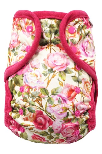 Svrchní kalhotky (XL), bez křidélek - Růže PAT