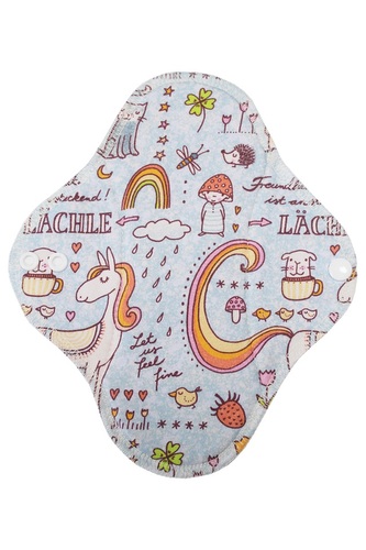 BIO Denní vložka (Bavlněné froté s PUL) - Přívětivost (biobavlněný úplet s GOTS)