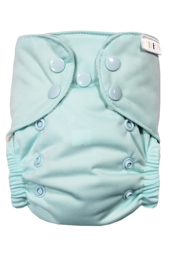 BIO Bambusová kapsová plenka (S) - Bledě modrá PAT