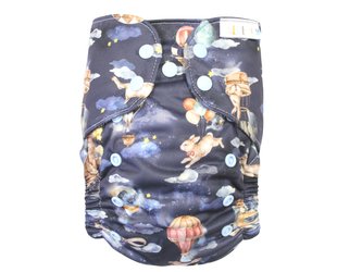 BIO Bambusová kapsová plenka (M) - Balónový sen PAT