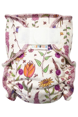 BIO Kalhotková plenka s GOTS (S) - Barevná zahrada SZ