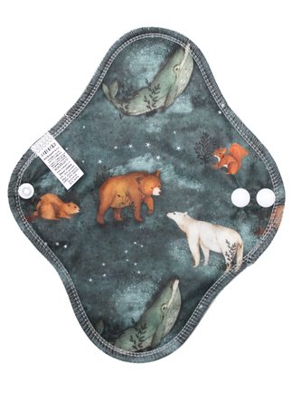 BIO Denní vložka (PUL) - Kanadská noc & přírodní bambusovo-biobavlněné froté